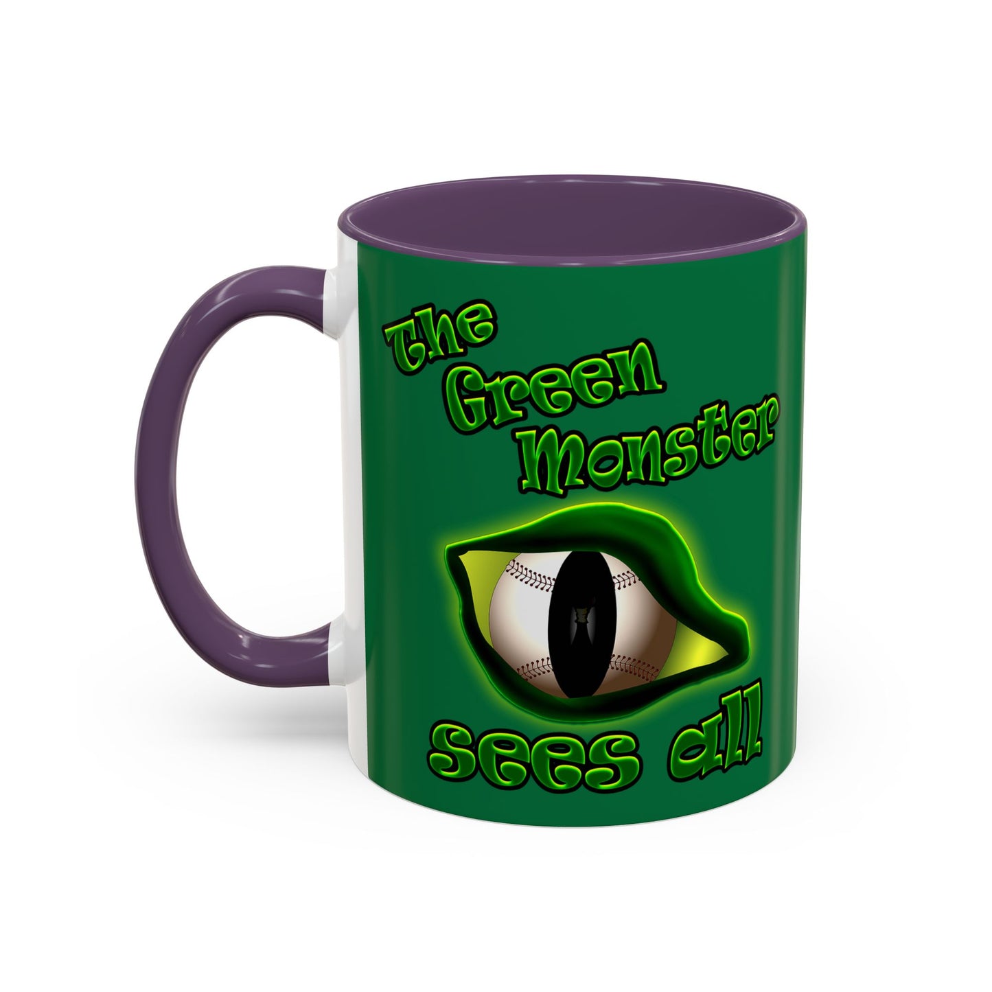 green monster - Accent Mug (dark green)