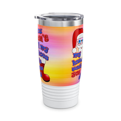 santa's shoes - Ringneck Tumbler, 20oz (color blur)