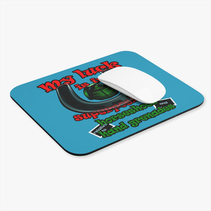 my luck - Mouse Pad (Rectangle) (turquoise)
