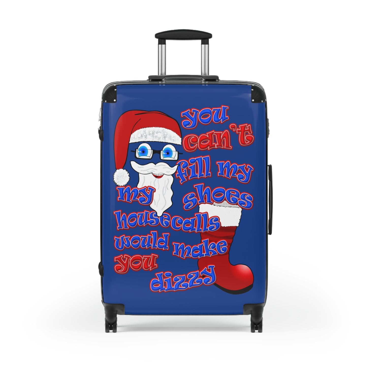 santa's shoes - Suitcase (dark blue)