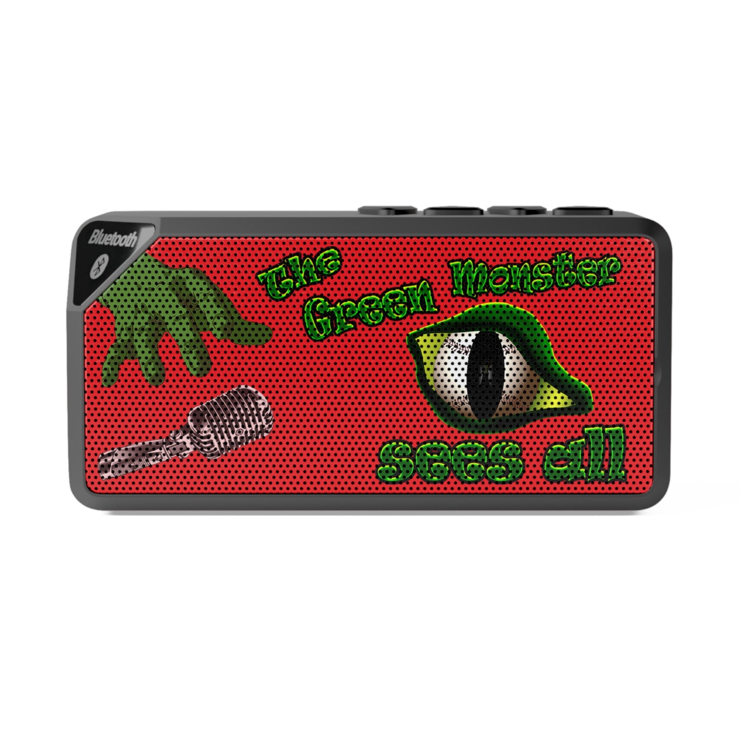 green monster - Jabba Bluetooth Speaker (red)