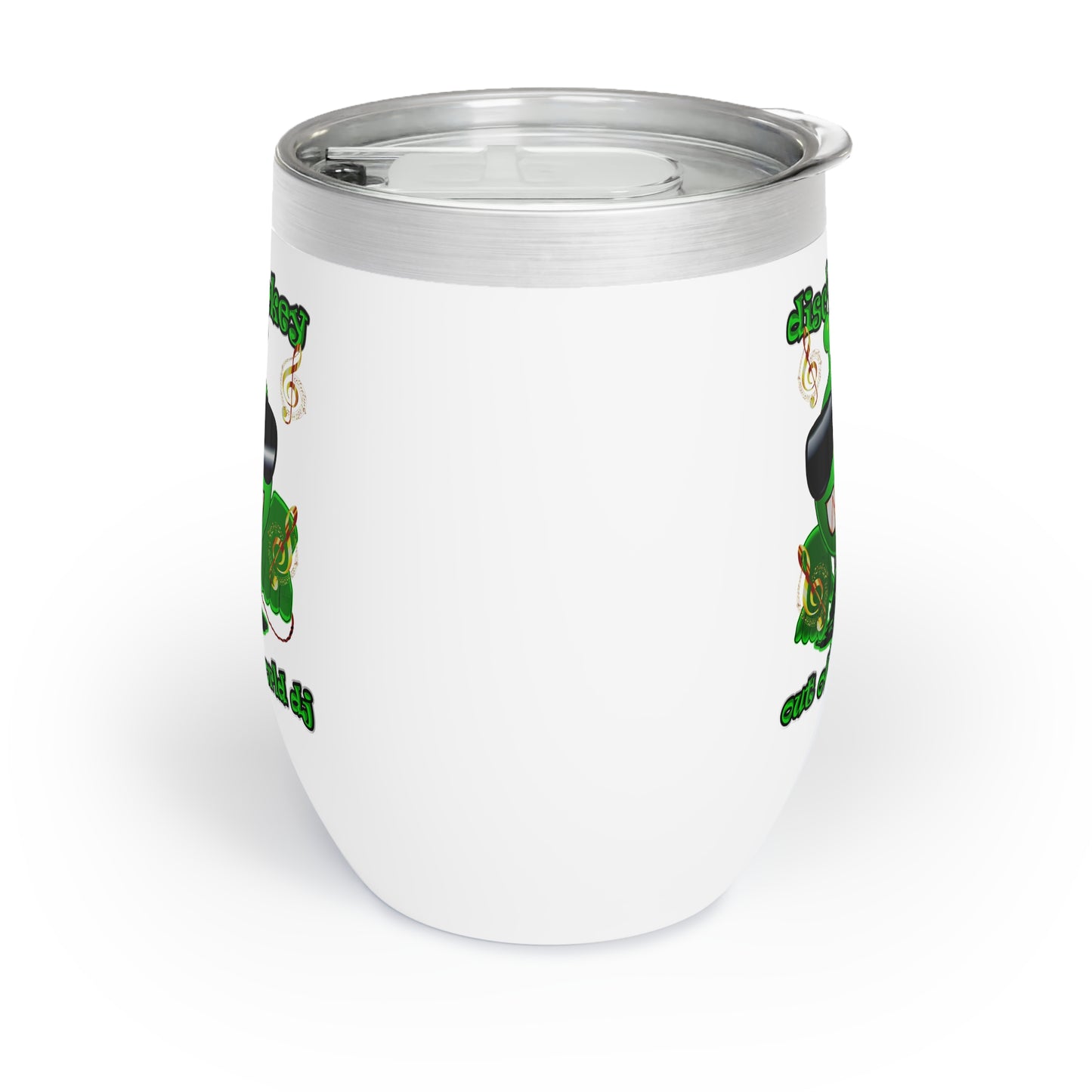 disc jockey - Chill Wine Tumbler