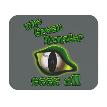 green monster - Mouse Pad (Rectangle) (dark grey)