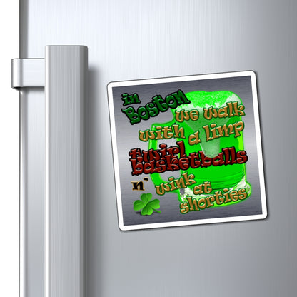 celtics logo - Magnets - (brushed nickel)