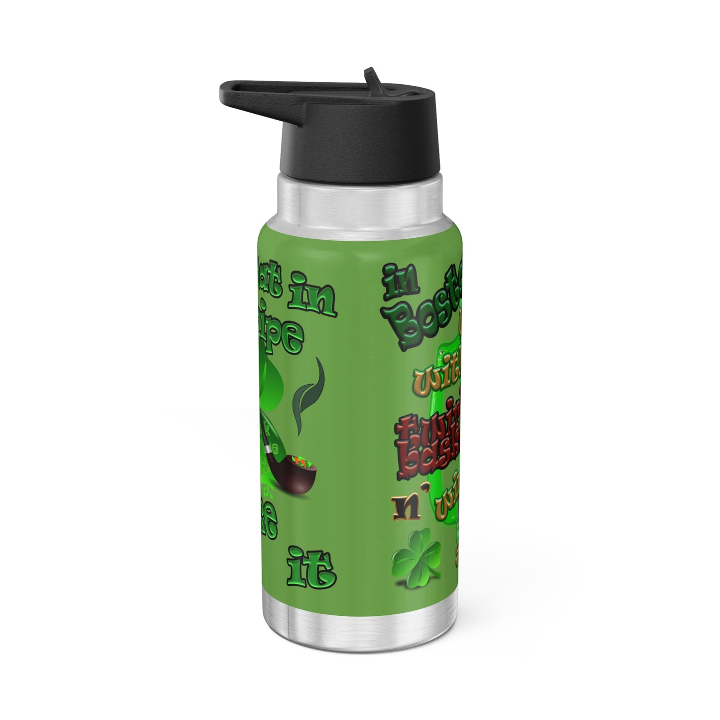 celtics logo - Gator Tumbler, 32oz (green)