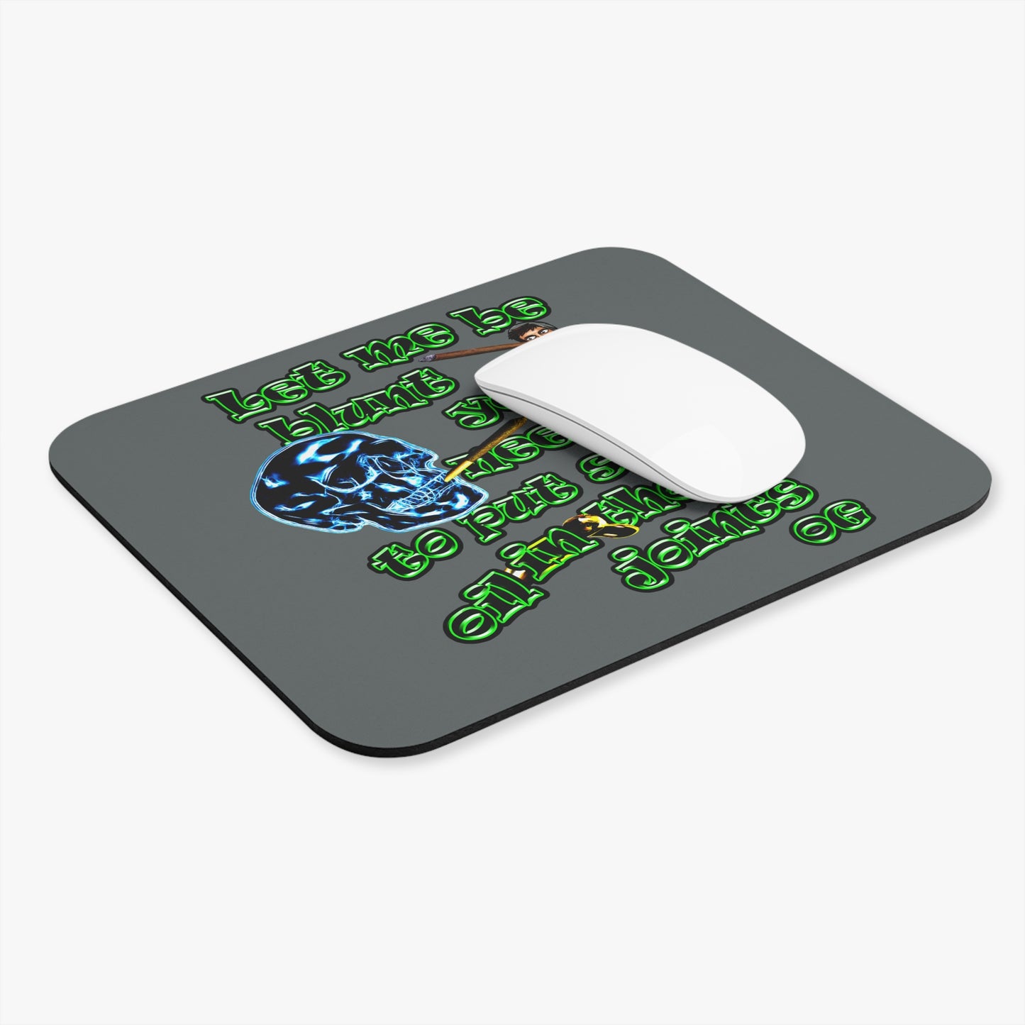 og - Mouse Pad (Rectangle) (dark grey)