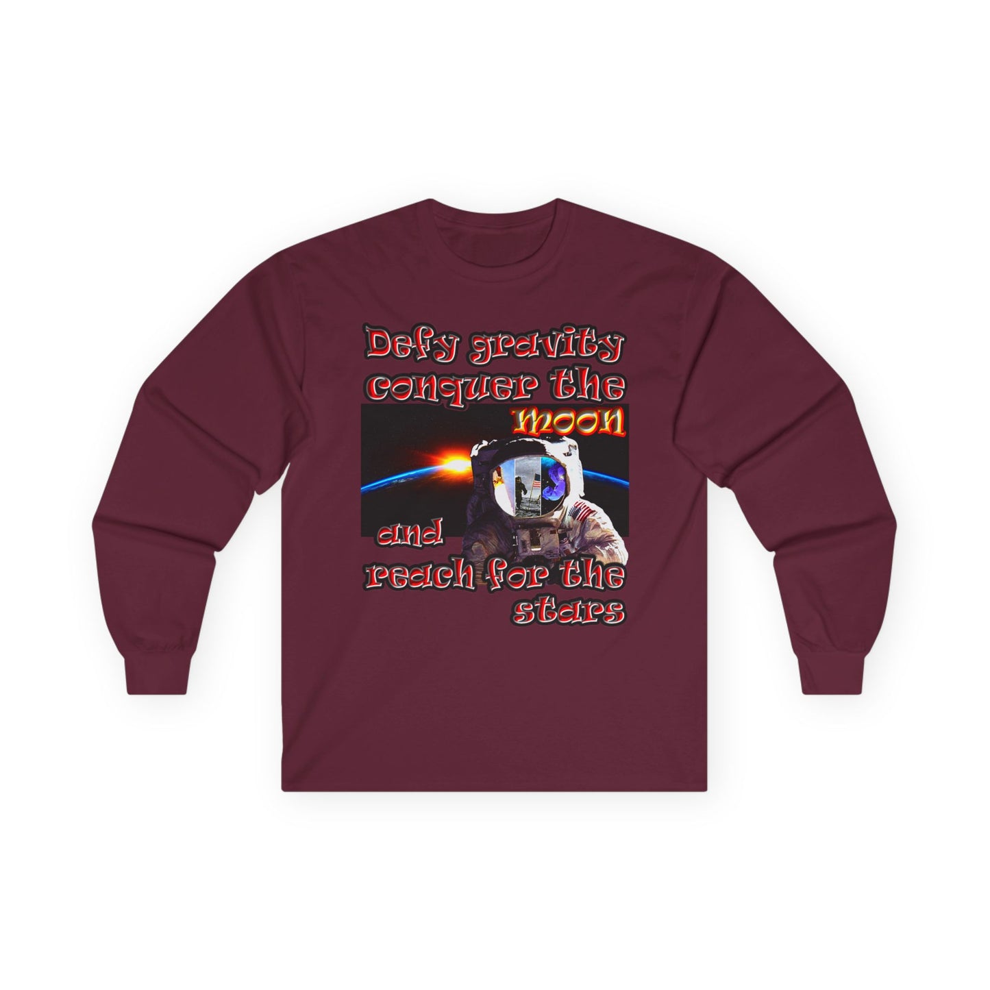 defy conquer reach - Ultra Cotton Long Sleeve Tee
