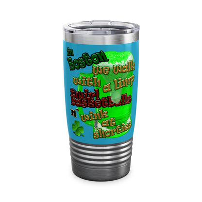 celtics logo - Ringneck Tumbler, 20oz (turquoise)
