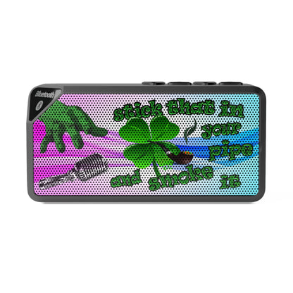 stick that in your pipe and smoke it - Jabba Bluetooth Speaker (light blue-pink wave)