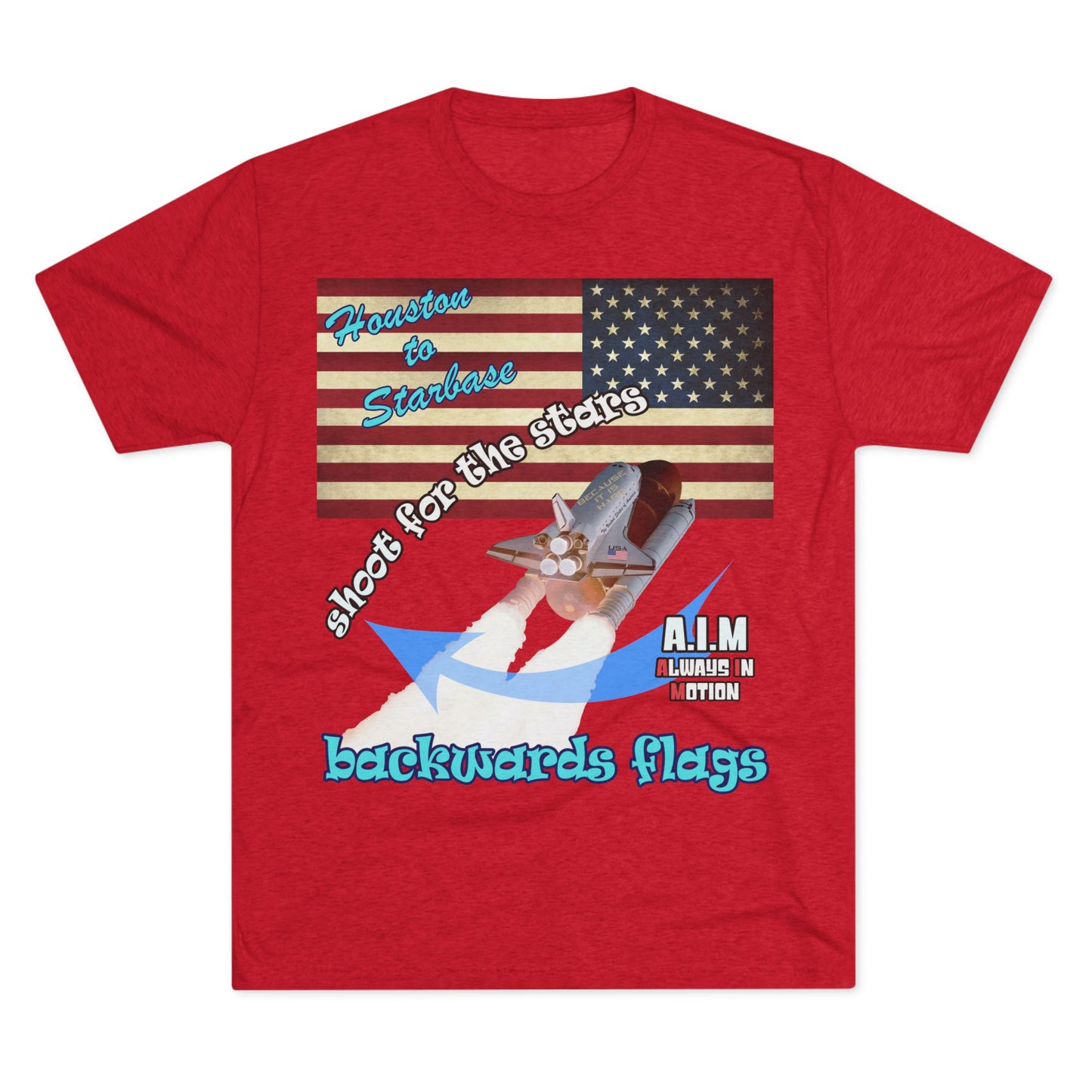 shoot for the stars - Unisex Tri-Blend Crew Tee