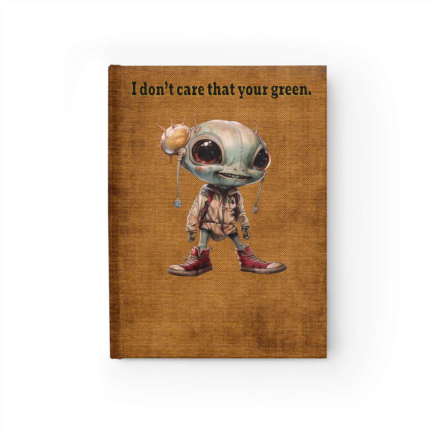 I don't care that your green - journal-blank (brown papyrus)
