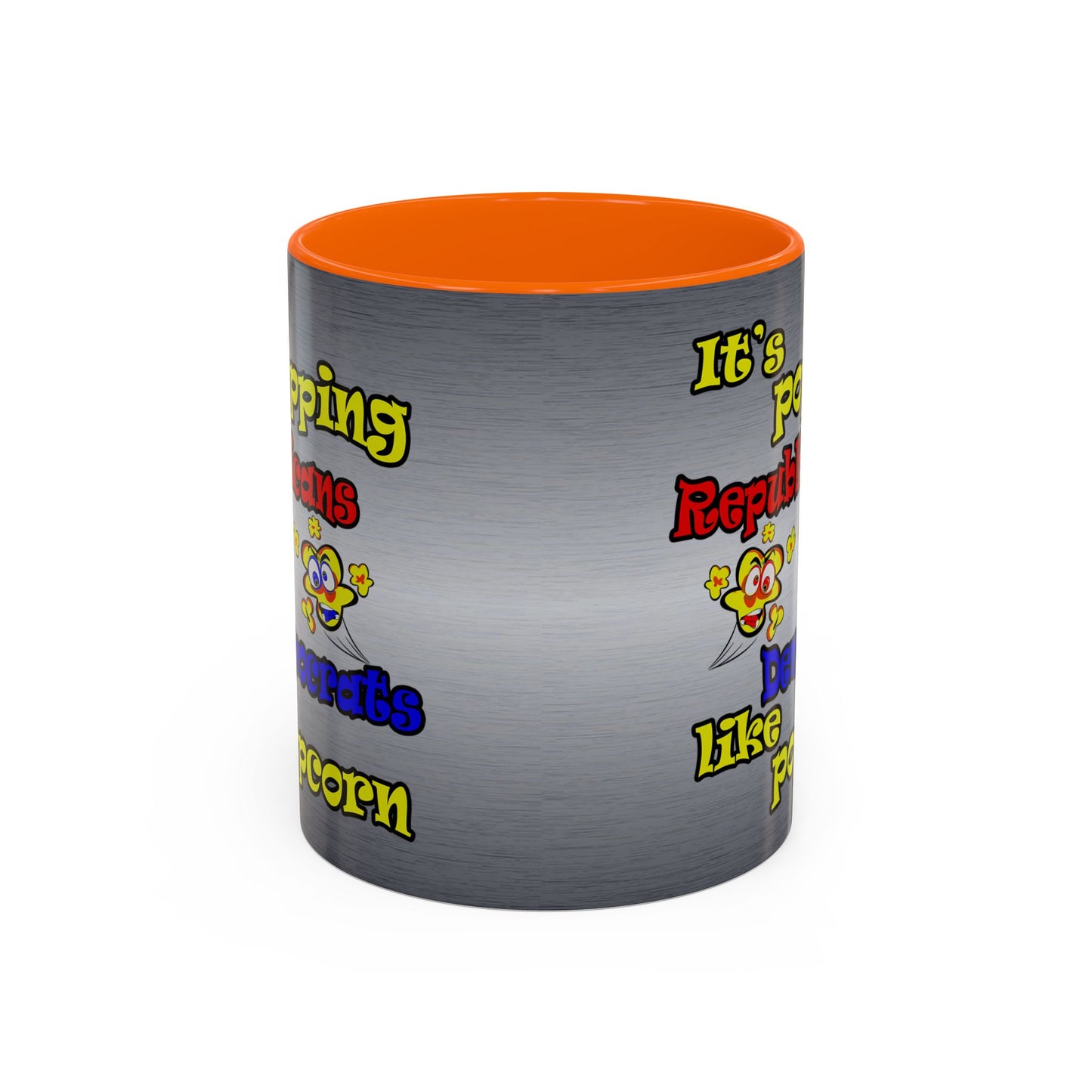 popping like popcorn - Accent Mug (brushed nickel)