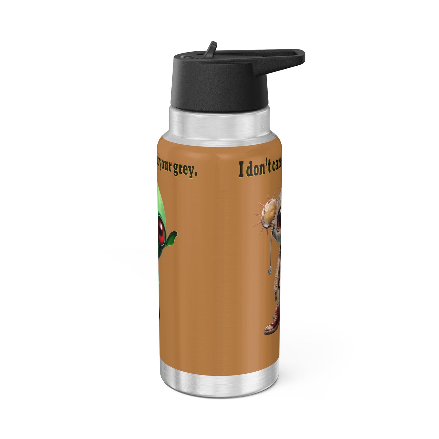 I don't care that your grey - Gator Tumbler, 32oz (light brown)