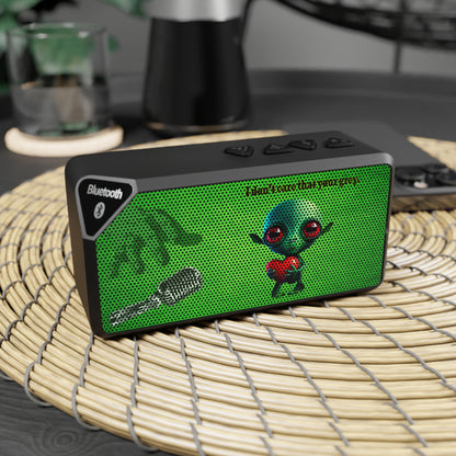 I don't care that your grey - Jabba Bluetooth Speaker (green turf)