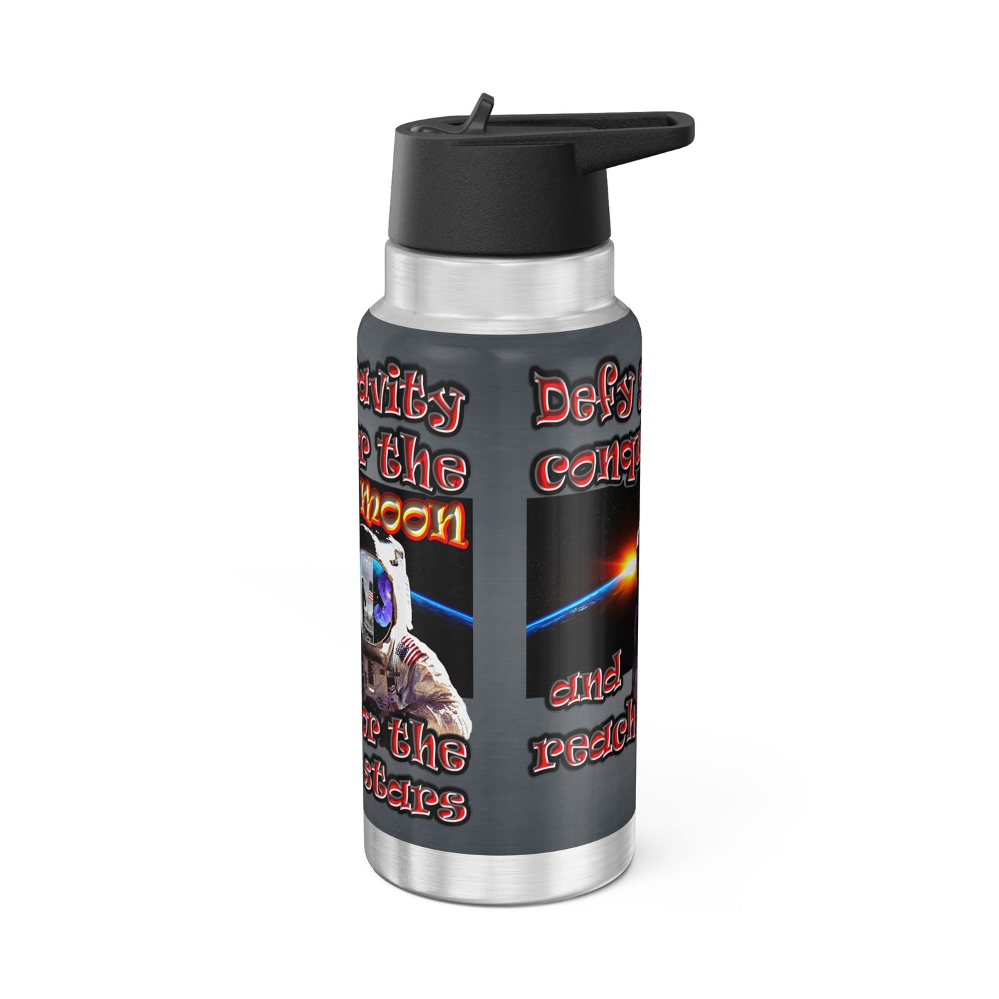 defy conquer reach - Gator Tumbler, 32oz  (grey-light grey)