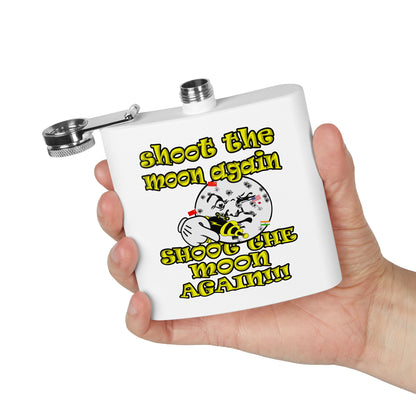 shoot the moon again - Stainless Steel Flask