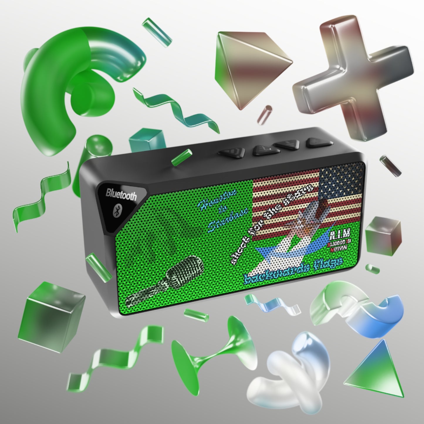 shoot for the stars - Jabba Bluetooth Speaker (logo green)