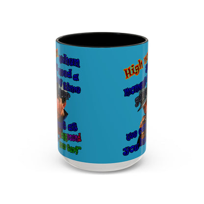 high noon - Accent Mug (turquoise)