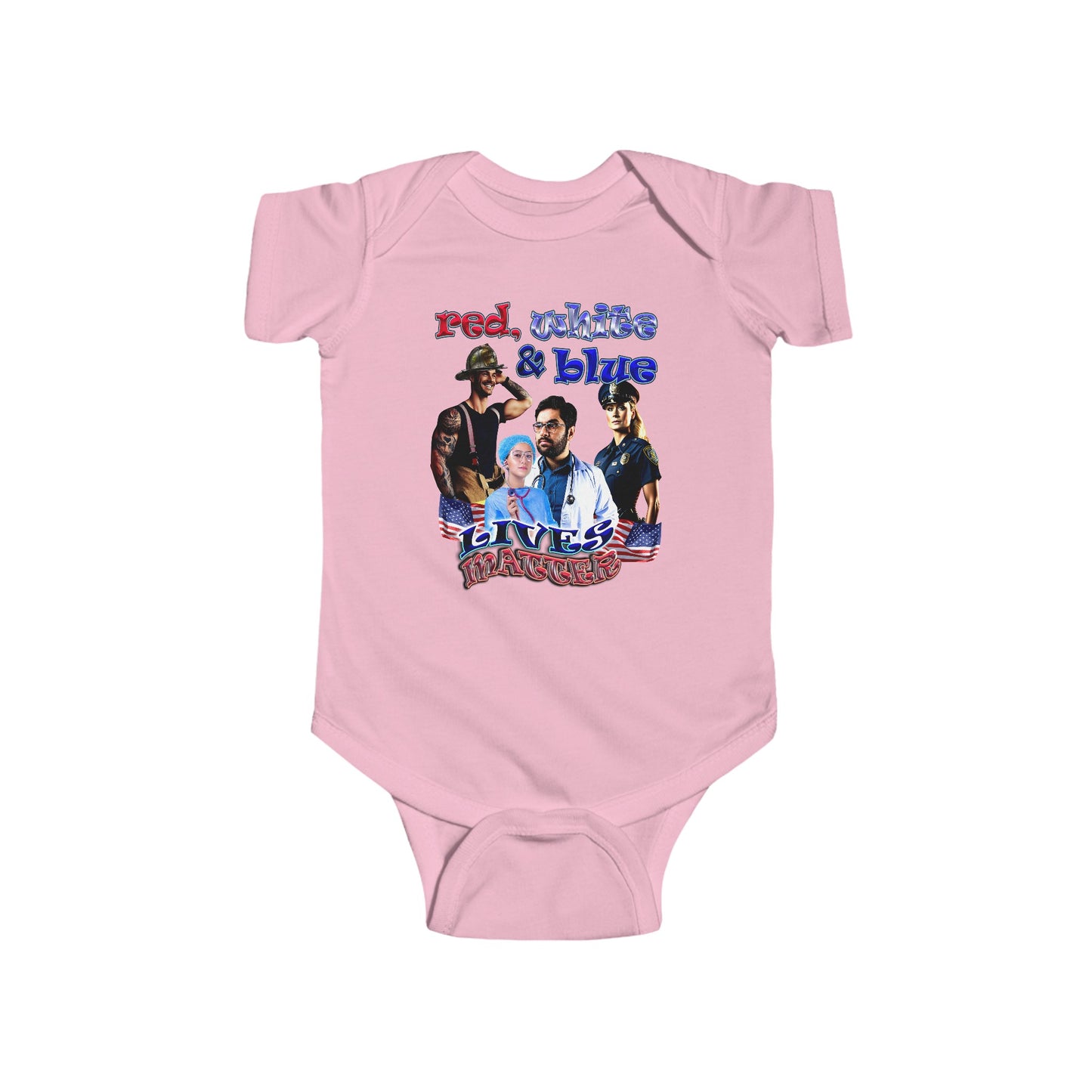 rw&b lives matter - Infant Fine Jersey Bodysuit