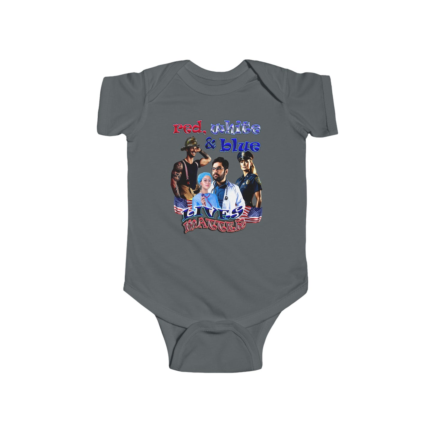 rw&b lives matter - Infant Fine Jersey Bodysuit