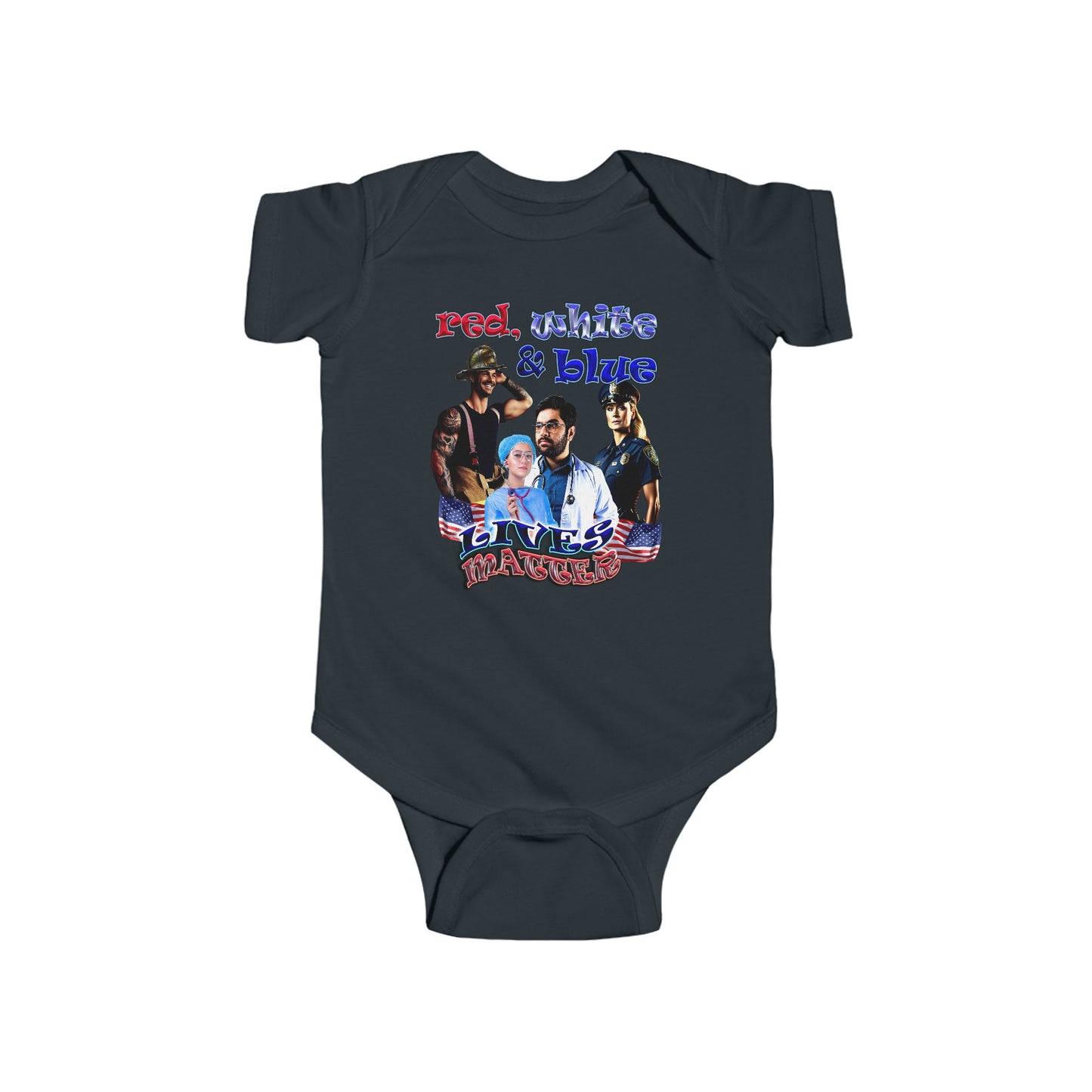 rw&b lives matter - Infant Fine Jersey Bodysuit