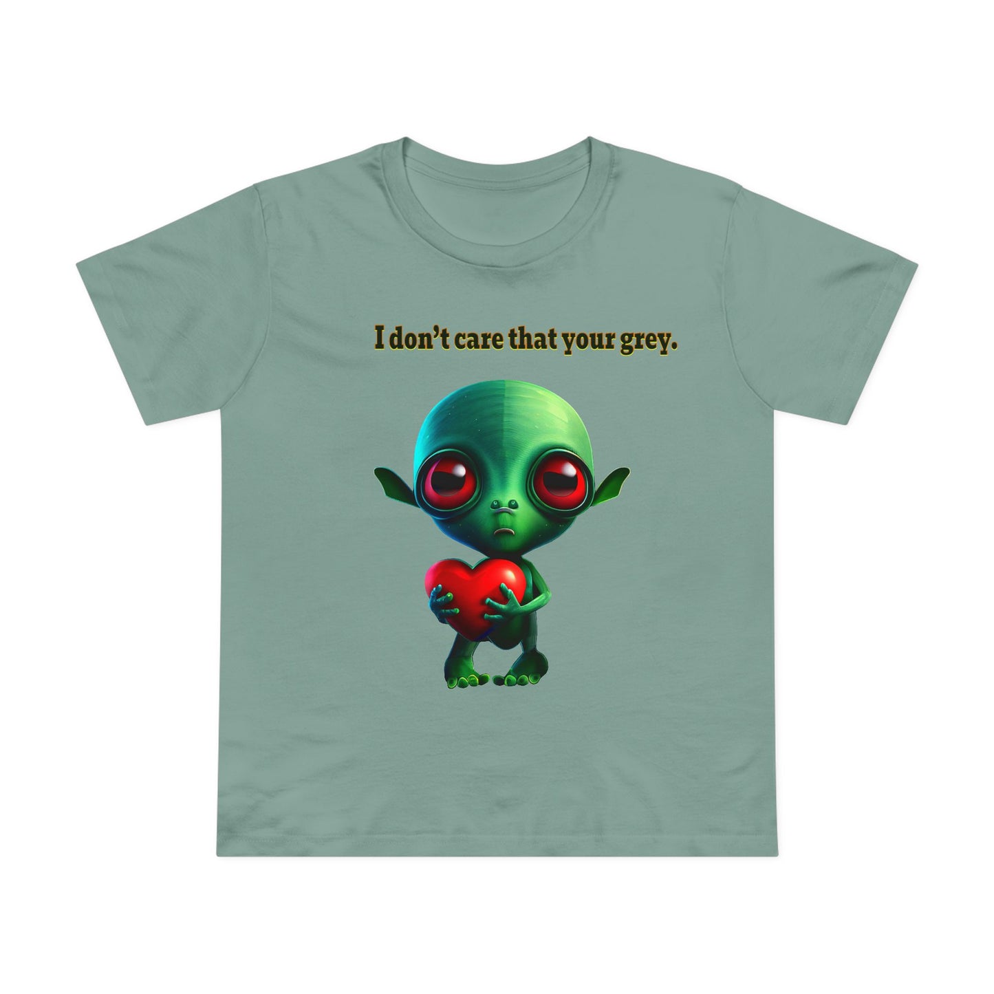 I don't care that your grey - Women’s Maple Tee