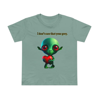 I don't care that your grey - Women’s Maple Tee