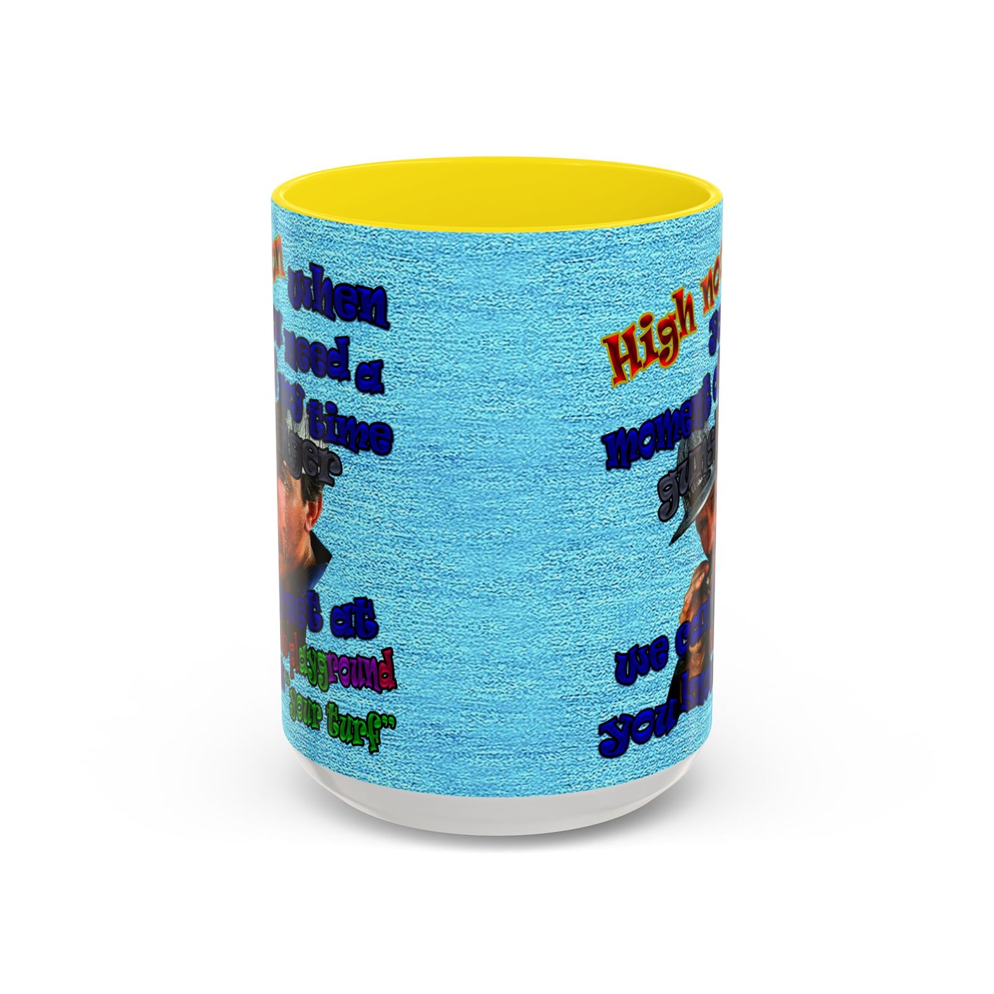 high noon - Accent Mug (faded blue)