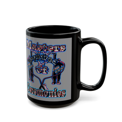 em cee squared - Black Mug (grey)