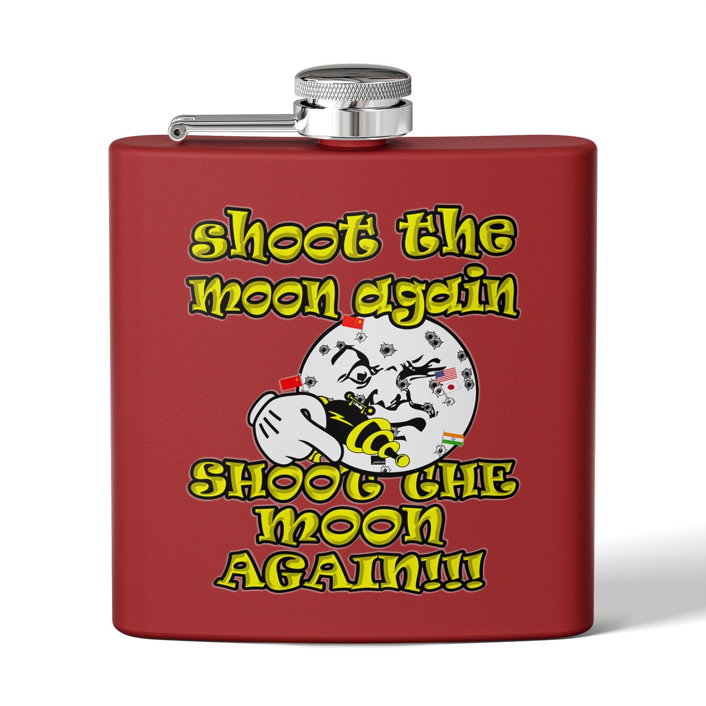 shoot the moon again - Stainless Steel Flask