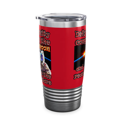 defy conquer reach - Ringneck Tumbler, 20oz (dark red)