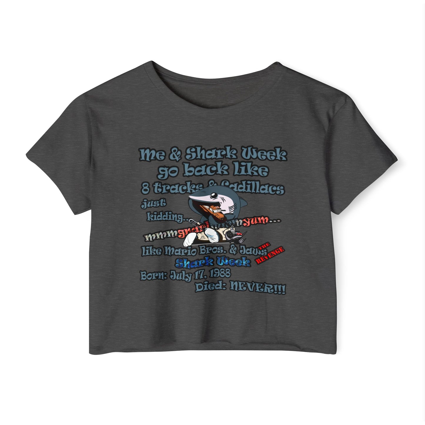 shark week - Women's Festival Crop Top