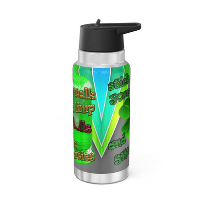 celtics logo - Gator Tumbler, 32oz  (rainbow split)