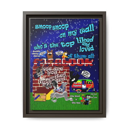 snoops - framed canvas art