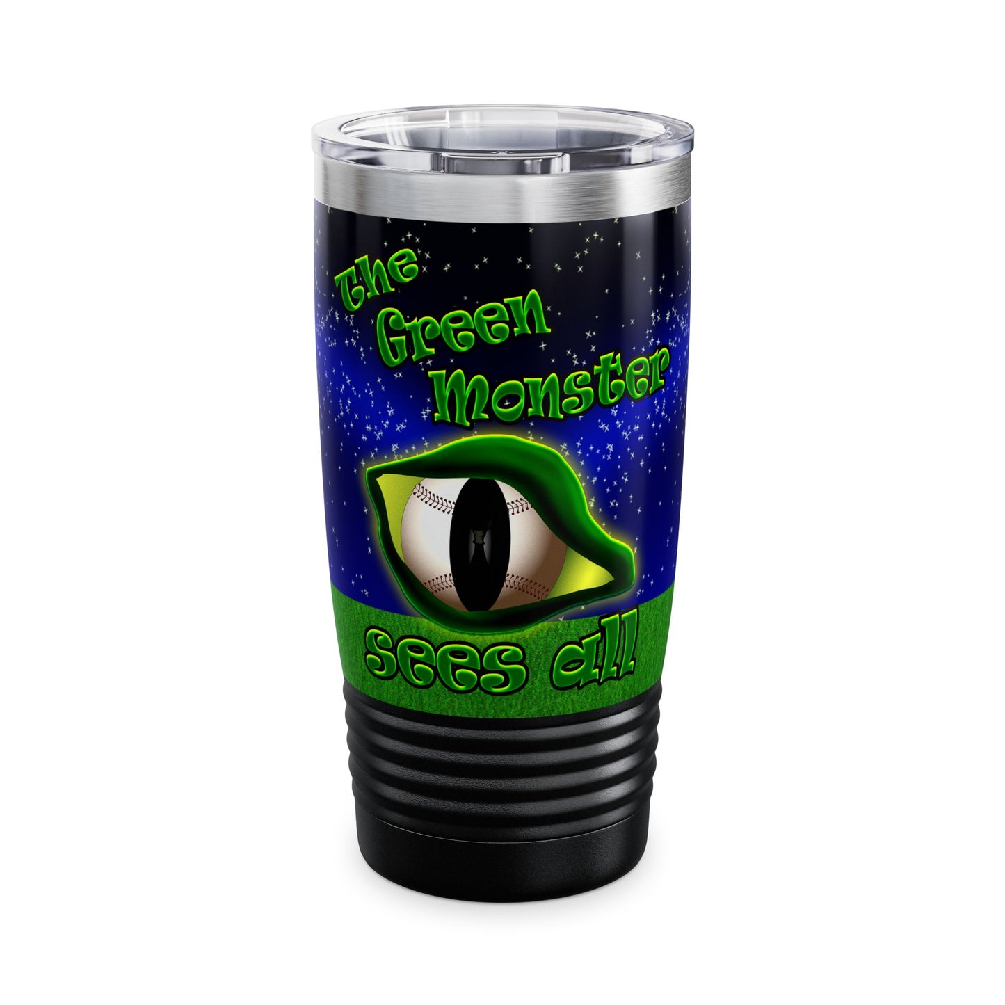 green monster - Ringneck Tumbler, 20oz ('snoops' background)