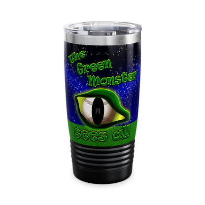 green monster - Ringneck Tumbler, 20oz ('snoops' background)