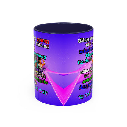 doggystyle - Accent Mug (purple-pink wave)