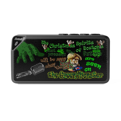 christmas spirits of boston - Jabba Bluetooth Speaker (black)