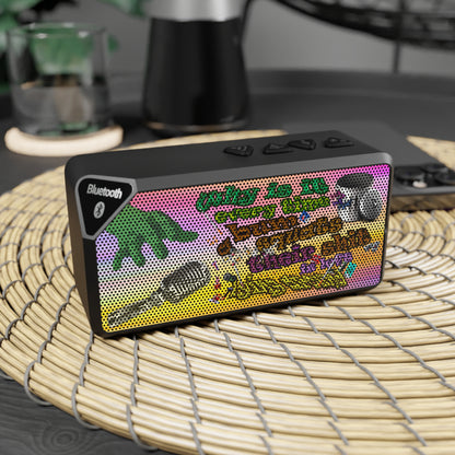 the bum's shit - Jabba Bluetooth Speaker (color blur)