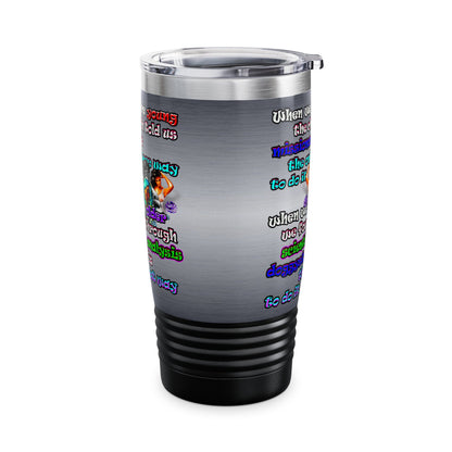 doggystyle - Ringneck Tumbler, 20oz (brushed nickel)