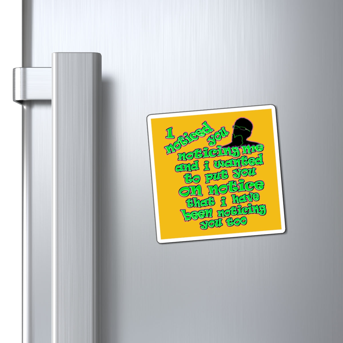 noticed you noticing - Magnets - (yellow)
