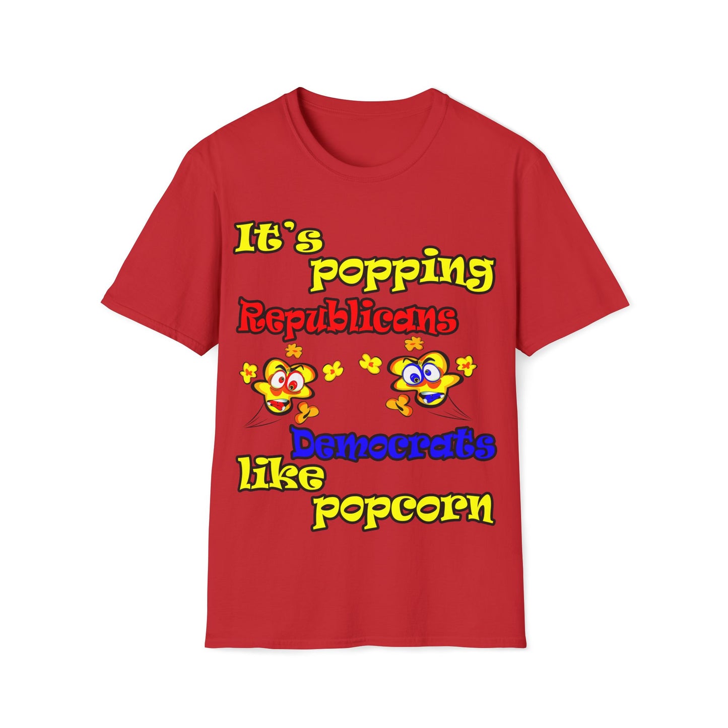 popping like popcorn - Unisex Softstyle T-Shirt