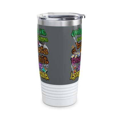the bum's shit - Ringneck Tumbler, 20oz (dark grey)