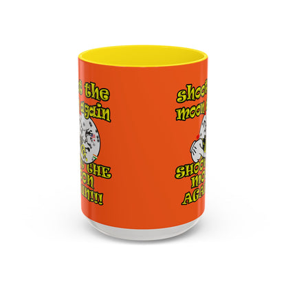 shoot the moon again - Accent Mug (orange)