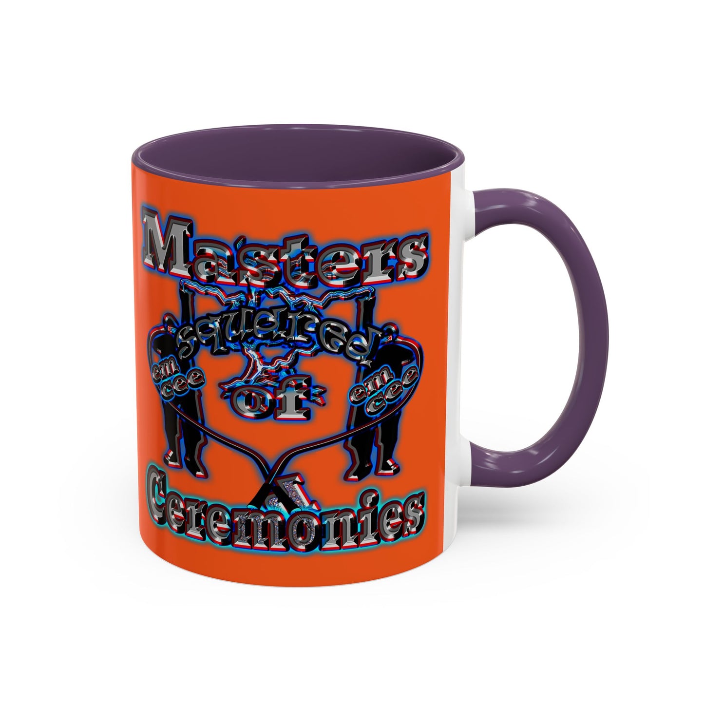 em cee squared - Accent Mug (orange)