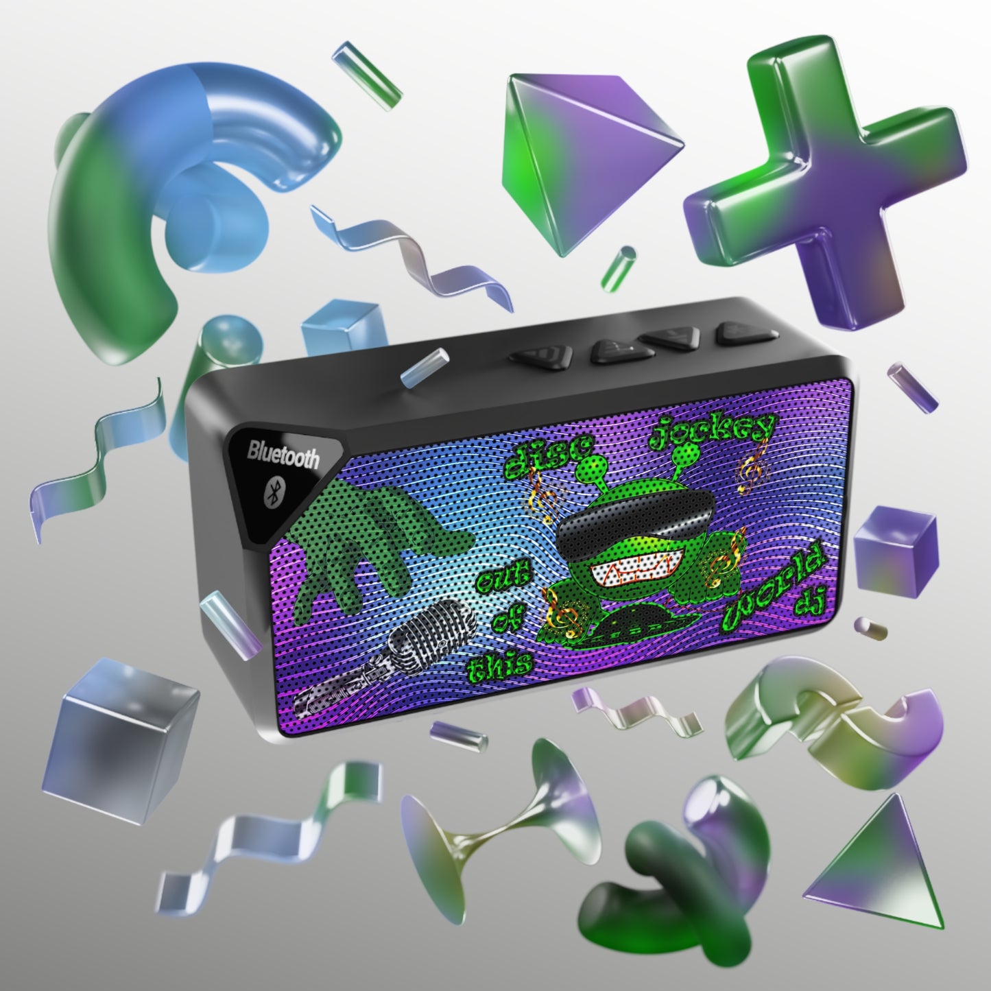 disc jockey - Jabba Bluetooth Speaker (purple wave)