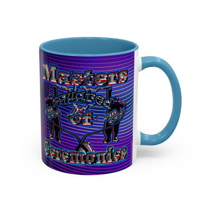 em cee squared - Accent Mug (purple wave)