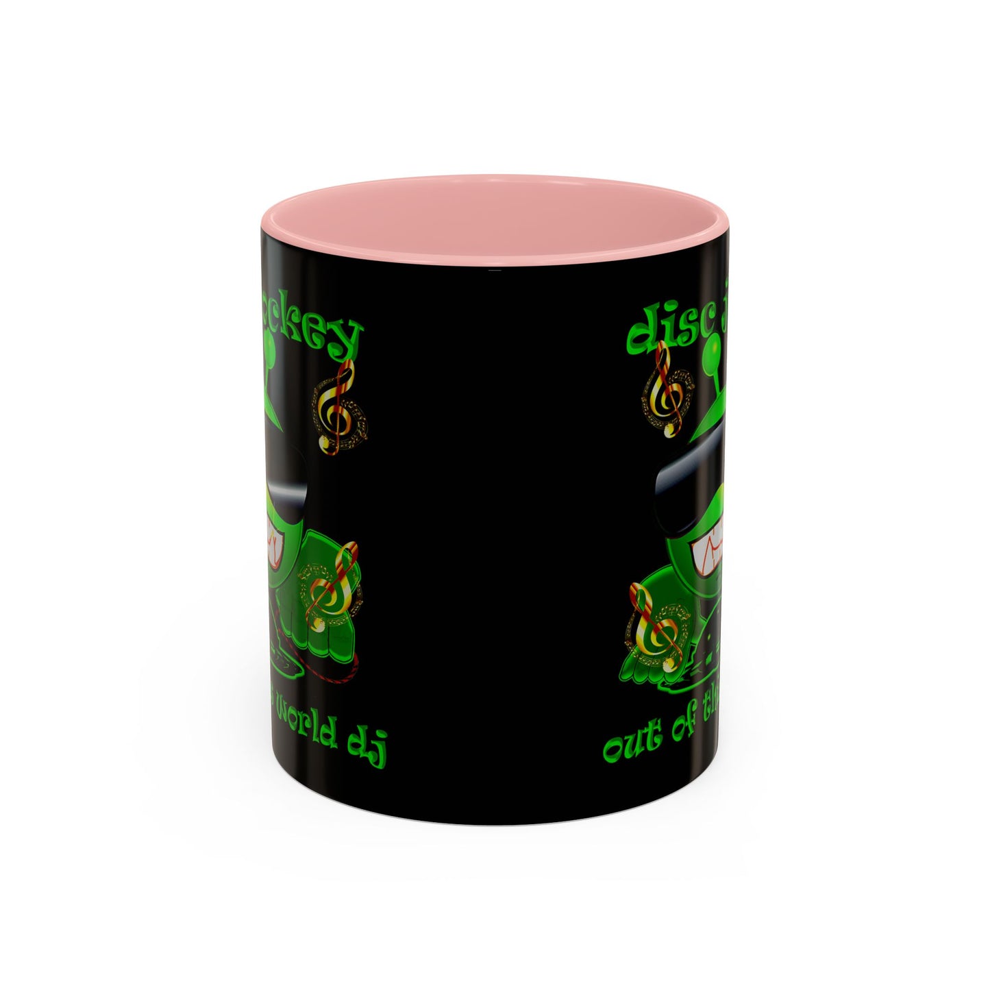disc jockey - Accent Mug (black)