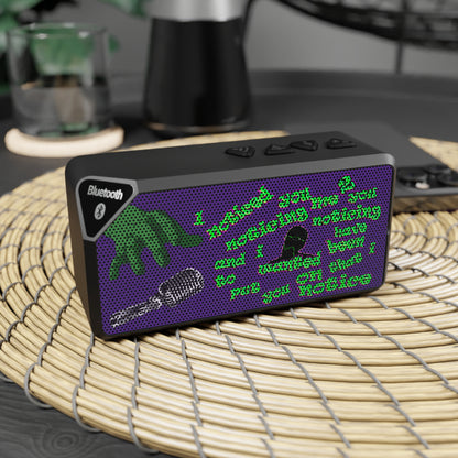 noticed you noticing - Jabba Bluetooth Speaker (purple)
