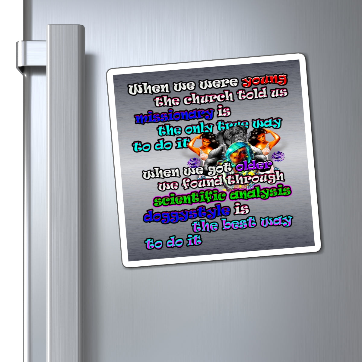 doggystyle - Magnets - (brushed nickel)